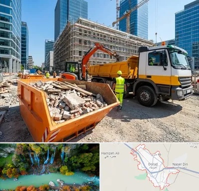 حمل نخاله ساختمانی در دورود