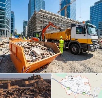 حمل نخاله ساختمانی در بم
