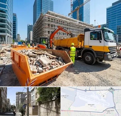 حمل نخاله ساختمانی در مهرآباد