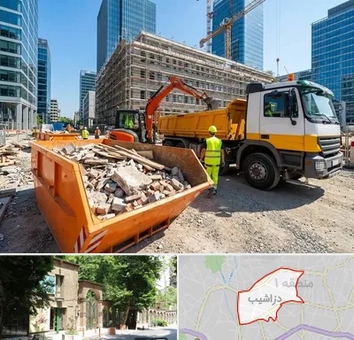 حمل نخاله ساختمانی در دزاشیب