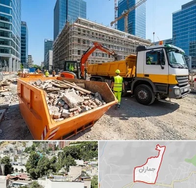 حمل نخاله ساختمانی در جماران