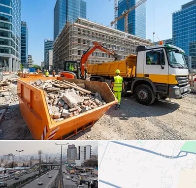 حمل نخاله ساختمانی در بلوار ارتش 