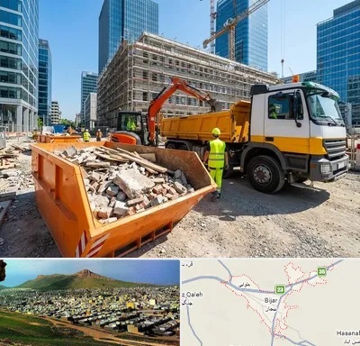 حمل نخاله ساختمانی در بیجار