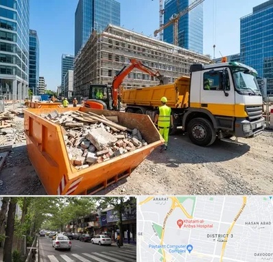حمل نخاله ساختمانی در ظفر