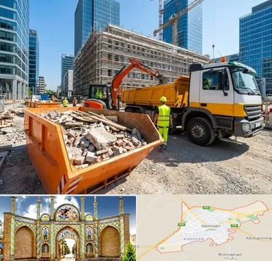 حمل نخاله ساختمانی در سمنان