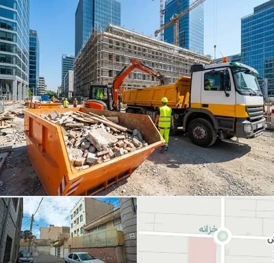 حمل نخاله ساختمانی در خزانه