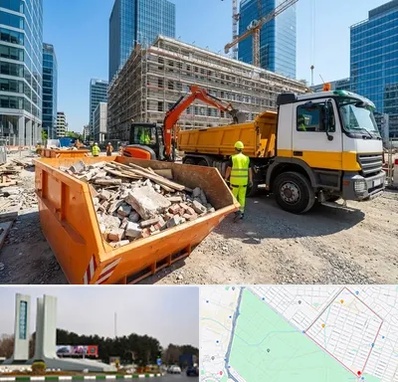 حمل نخاله ساختمانی در بلوار فلسیطین مشهد 