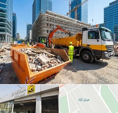 حمل نخاله ساختمانی در عبدل آباد