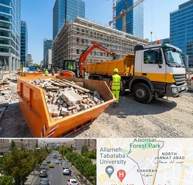 حمل نخاله ساختمانی در شهران