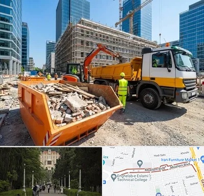 حمل نخاله ساختمانی در بلوار معلم رشت
