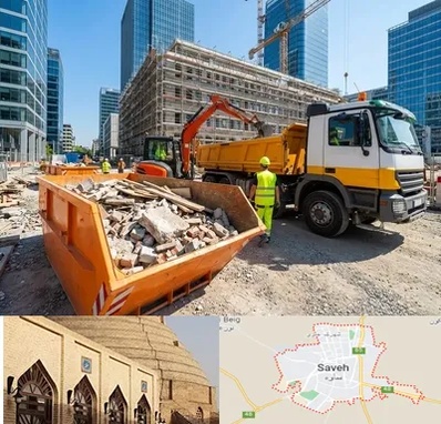 حمل نخاله ساختمانی در ساوه