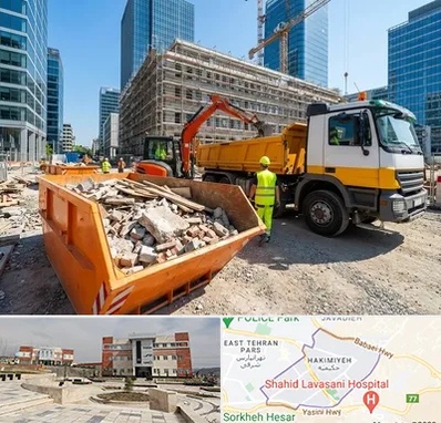 حمل نخاله ساختمانی در حکیمیه