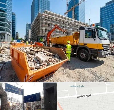 حمل نخاله ساختمانی در سی متری جی
