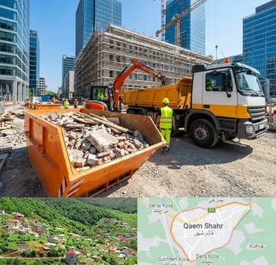 حمل نخاله ساختمانی در قائم شهر