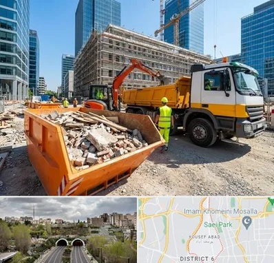 حمل نخاله ساختمانی در یوسف آباد