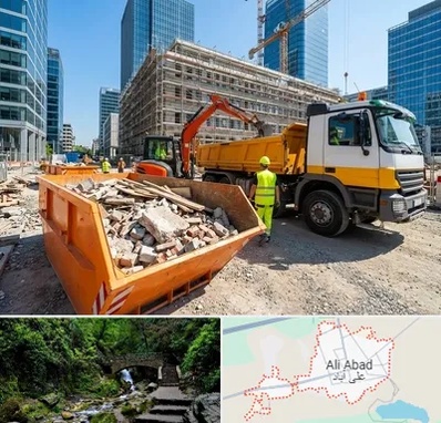 حمل نخاله ساختمانی در علی آباد کتول