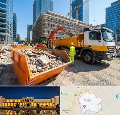 حمل نخاله ساختمانی در برازجان