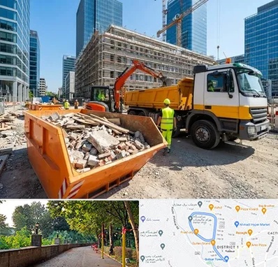 حمل نخاله ساختمانی در فلکه گاز رشت 