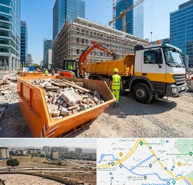 حمل نخاله ساختمانی در کوی وحدت شیراز