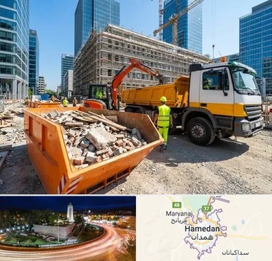 حمل نخاله ساختمانی در همدان