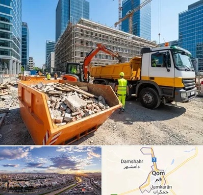 حمل نخاله ساختمانی در قم