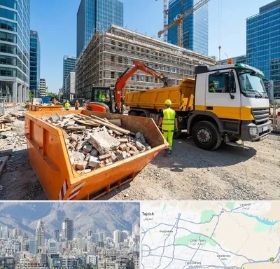 حمل نخاله ساختمانی در شمال شرق تهران