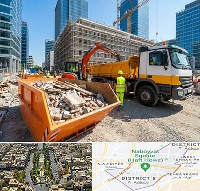 حمل نخاله ساختمانی در نارمک