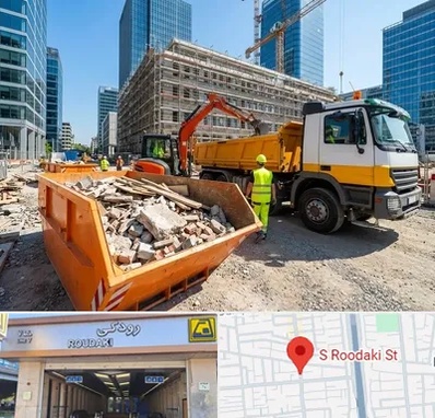 حمل نخاله ساختمانی در رودکی