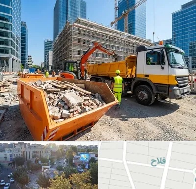 حمل نخاله ساختمانی در فلاح