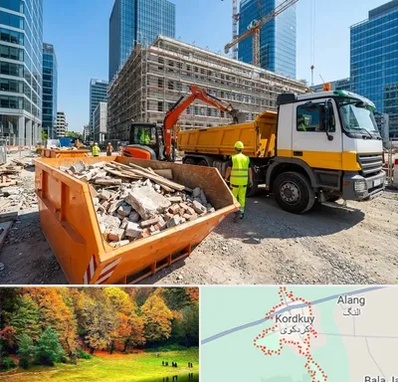 حمل نخاله ساختمانی در کردکوی