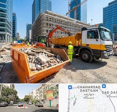 حمل نخاله ساختمانی در چهارصد دستگاه