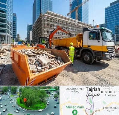 حمل نخاله ساختمانی در تجریش 