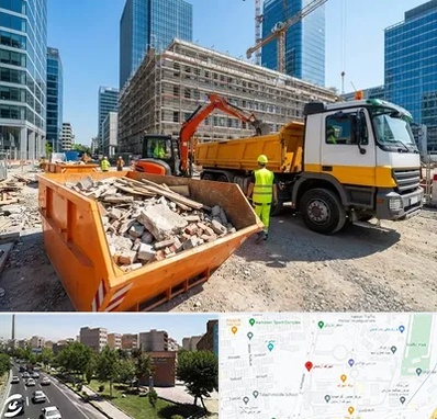 حمل نخاله ساختمانی در شهرک آزمایش