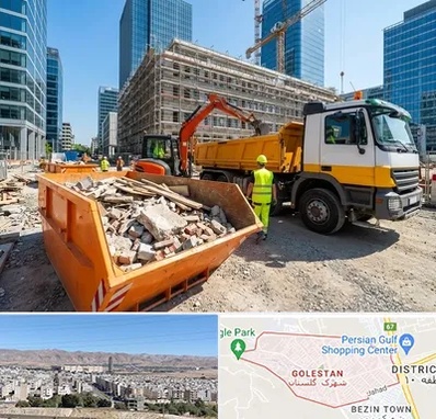 حمل نخاله ساختمانی در شهرک گلستان شیراز 
