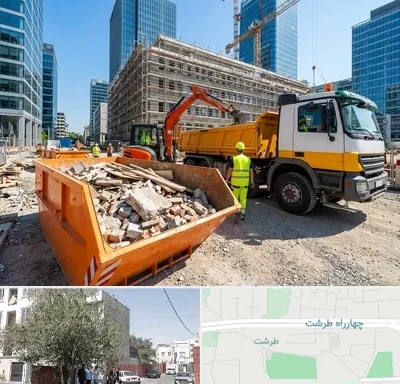 حمل نخاله ساختمانی در طرشت