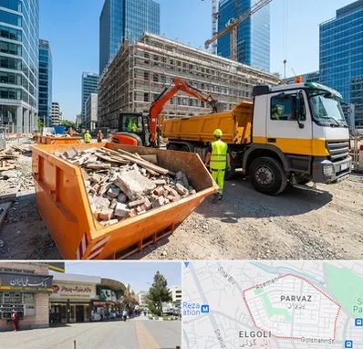 حمل نخاله ساختمانی در پرواز تبریز 
