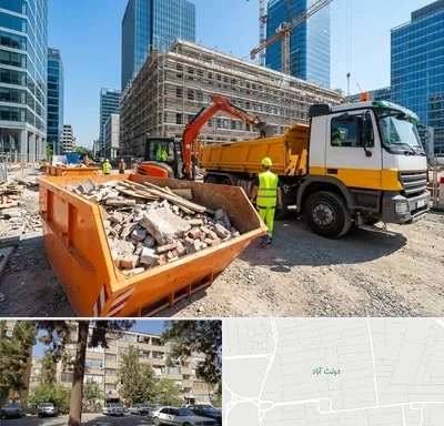 حمل نخاله ساختمانی در دولت آباد
