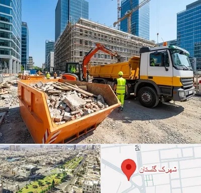 حمل نخاله ساختمانی در شهرک گلستان