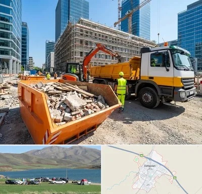 حمل نخاله ساختمانی در دهگلان