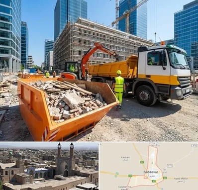 حمل نخاله ساختمانی در سبزوار