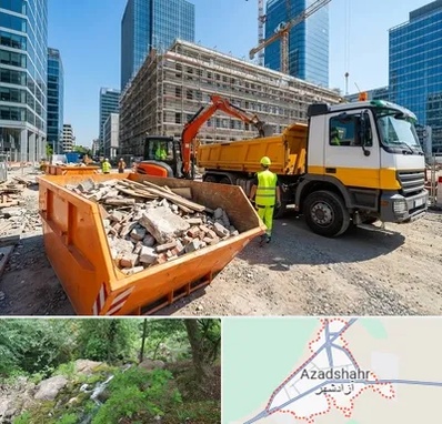 حمل نخاله ساختمانی در آزادشهر