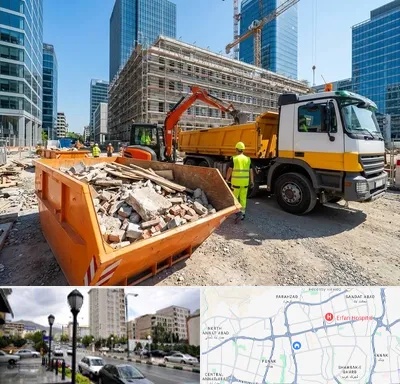 حمل نخاله ساختمانی در شمال غرب تهران