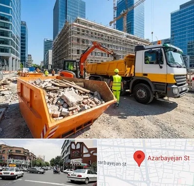 حمل نخاله ساختمانی در خیابان آذربایجان