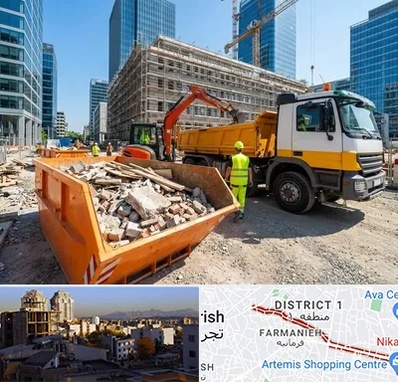 حمل نخاله ساختمانی در فرمانیه 