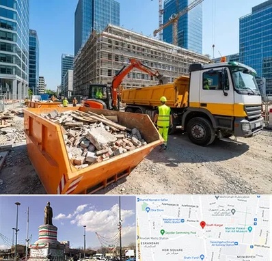حمل نخاله ساختمانی در کارگر جنوبی