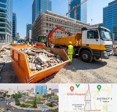 حمل نخاله ساختمانی در ونک