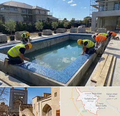 ساخت استخر در تربت جام
