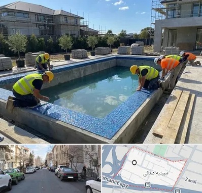 ساخت استخر در مجیدیه شمالی