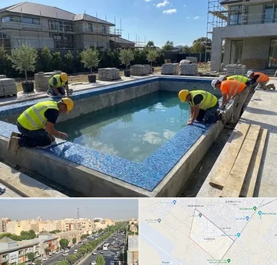 ساخت استخر در کیانمهر کرج 