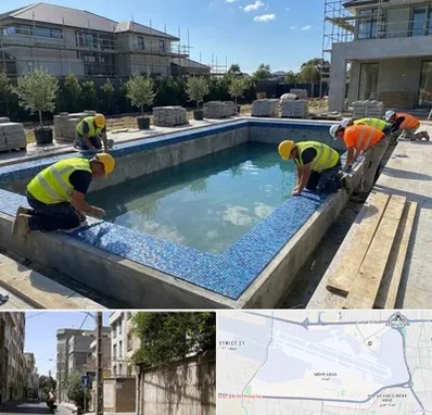 ساخت استخر در مهرآباد